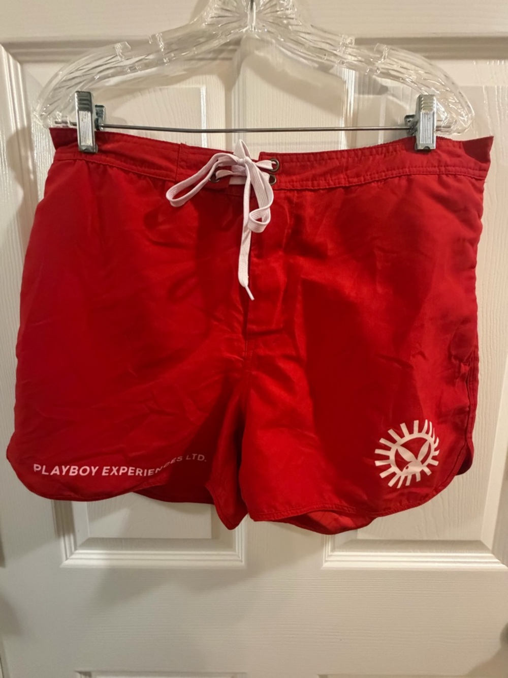 Playboy Experience Red Men’s Swim Board Shorts